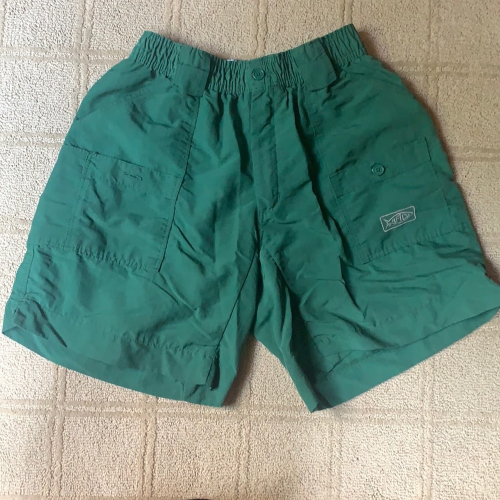 Aftco Green Fishing shorts